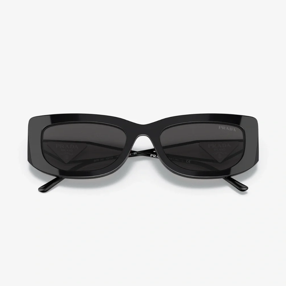 Prada Black Rectangular Sunglasses - Picture 2 of 4